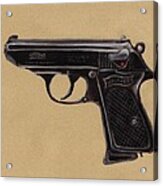 Gun - Pistol - Walther Ppk Acrylic Print
