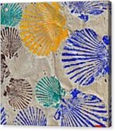 Gyotaku Scallops - Shellfish Apetite Sushi Acrylic Print
