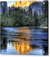 Half Dome At Sunset Acrylic Print