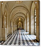 Hallway In Palace Of Versailles Acrylic Print