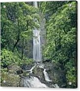 100105-hanakapiai Falls, Kauai Acrylic Print