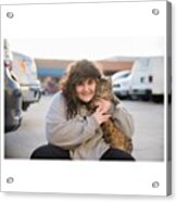 Hannah Found A Cat In A Parking Lot Acrylic Print