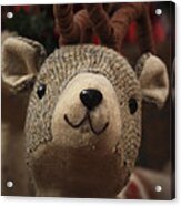 Happy Reindeer Acrylic Print