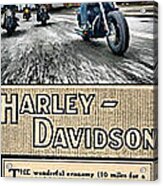 Harley-davidson Montage Acrylic Print