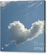 Heart Cloud Sedona Acrylic Print