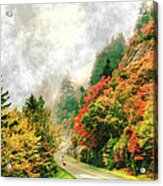 Heavenly Ride Ii - Blue Ridge Parkway Acrylic Print