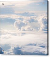 Heavenly Scene Above Cloud Level Acrylic Print