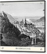 Heidelberg Etching Acrylic Print