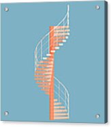 Helical Stairs Acrylic Print