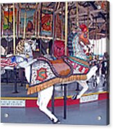 Herschell Spillman Armored Horse Acrylic Print