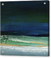 High Tide- Abstract Beachscape Painting Acrylic Print
