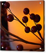 Holiday Warmth By Candlelight 1 Acrylic Print