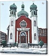 Holy Spirit Ukrainian Catholic Church Pointe St. Charles Acrylic Print