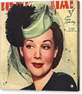 Home Chat 1940s Uk Hats Magazines Acrylic Print