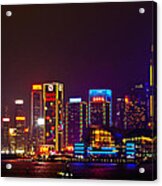 Hong Kong Skyline Acrylic Print