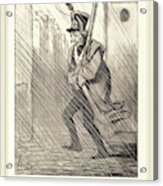 Honoré Daumier French, 1808-1879, Emotions Parisiennes Une Acrylic Print