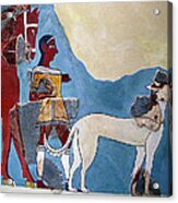 Horse Dog And Charioteer Acrylic Print