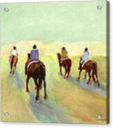 Horseback Riders Acrylic Print