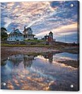 Houses By The Cribstone Acrylic Print
