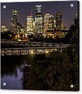 Houston Texas Skyline Acrylic Print