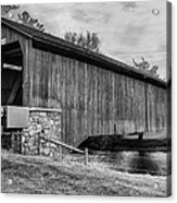 Hunsecker's Mill Bridge Acrylic Print