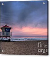 Huntington Beach Lifeguard Tower Acrylic Print