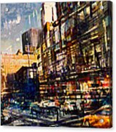 Hustle Bustle Acrylic Print