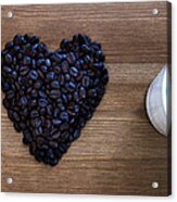 I Love Coffee Acrylic Print