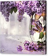 I Picked A Bouquet Of Lilacs Today Acrylic Print