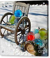 Ice Ball Art Acrylic Print