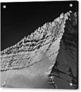 102493-e-bw Ice Gargoyles On Mt. Robson Acrylic Print