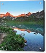 Ice Lake Sunrise Acrylic Print