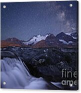 Icefields At Night Acrylic Print