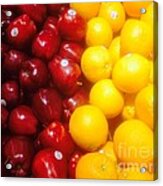 I'm Comparing Apples And Oranges Acrylic Print
