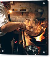 In Chinese Restaurant Acrylic Print