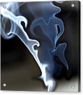 Incense Smoke Dance - Smoke - Dance Acrylic Print