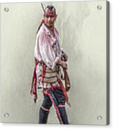 Indian Warrior Two Grand Encampment Acrylic Print