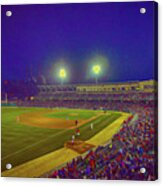 Indianapolis Indians Night Oil V Acrylic Print