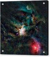 Infrared Light View Of Rho Ophiuchi Molecular Cloud Acrylic Print