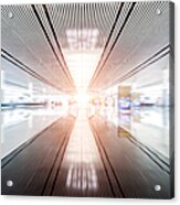 Interior Of Airport Acrylic Print