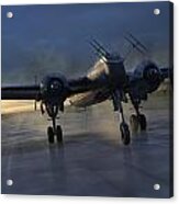 He-219 -- Into The Night Acrylic Print