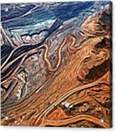 Iron Ore Mine, Mount Whaleback Acrylic Print