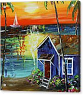 Island Cottage Acrylic Print