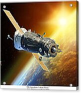 Iss Expedition Coming Home Acrylic Print