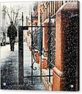 It Snows In Harlem Acrylic Print