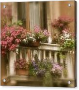 Italian Windowbox 1 Acrylic Print