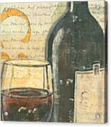 Italian Wine And Grapes Acrylic Print