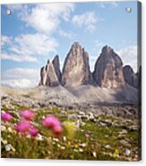 Italy, View Of National Park Of Sesto Acrylic Print