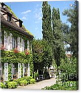 Ivy Covered House In Strasbourg France Acrylic Print