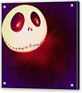 Jack Skellington Glowing Acrylic Print